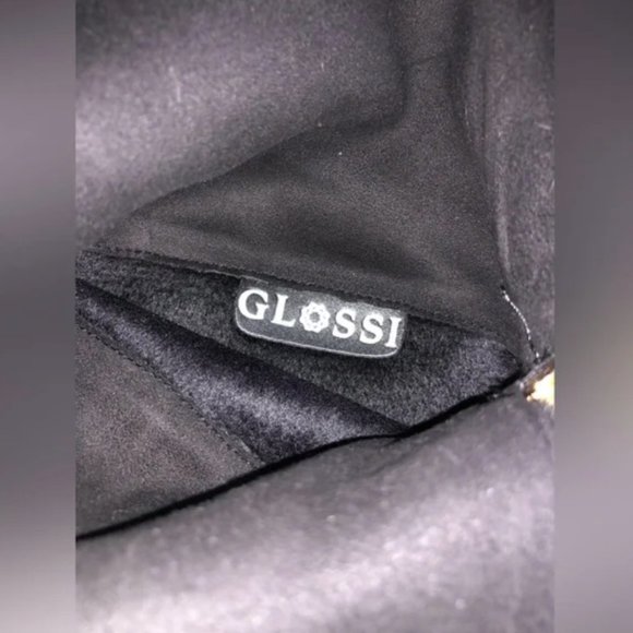 Glossi over the knee high heels suede women’s black with gold boots size 37 - Picture 14 of 16